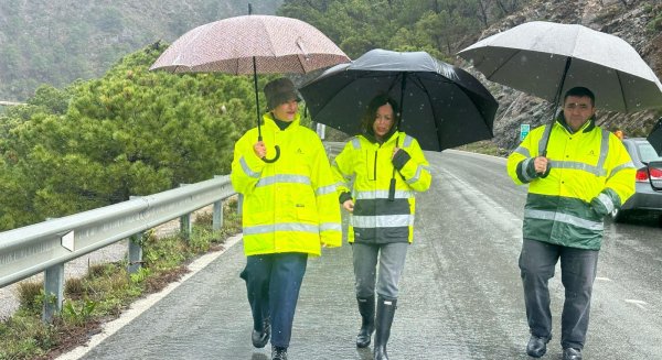 La Junta estabilizará la ladera y construirá un nuevo puente para abrir al tráfico la carretera A-397