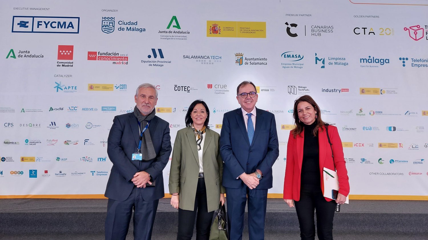 Ángel Luis Ortiz visita el área de Instituciones Penitenciarias en el foro Transfiere en Málaga
