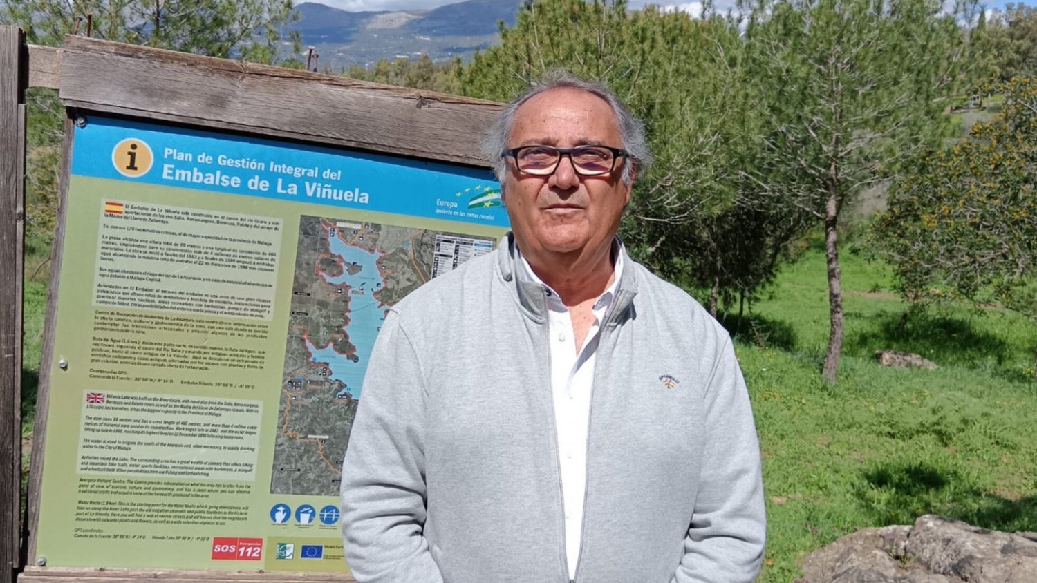Vox denuncia “el estado de abandono” del área recreativa del embalse de La Viñuela
