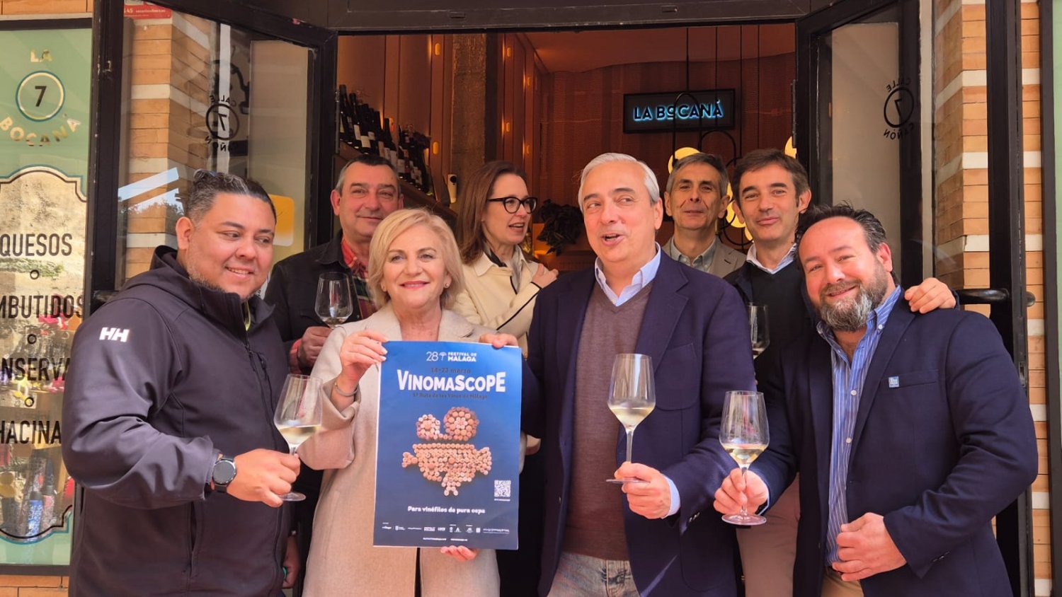 Sabor a Málaga colabora con Vinomascope, una ruta enogastronómica por 40 establecimientos con motivo del Festival de Málaga