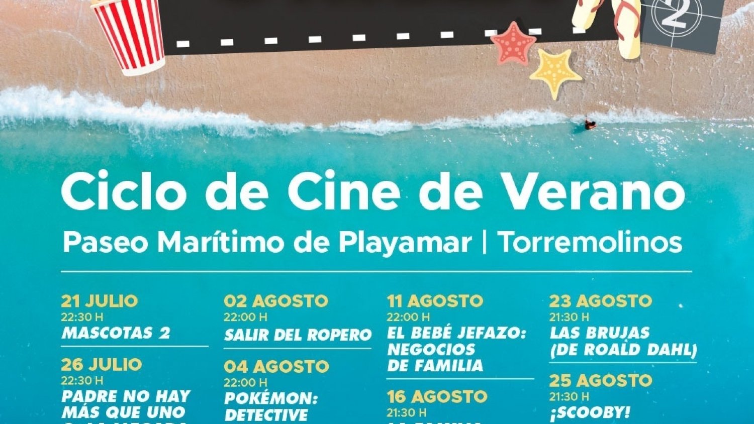 El Ciclo de Cine de Verano ‘Séptima Orilla’ trae películas para todos los públicos