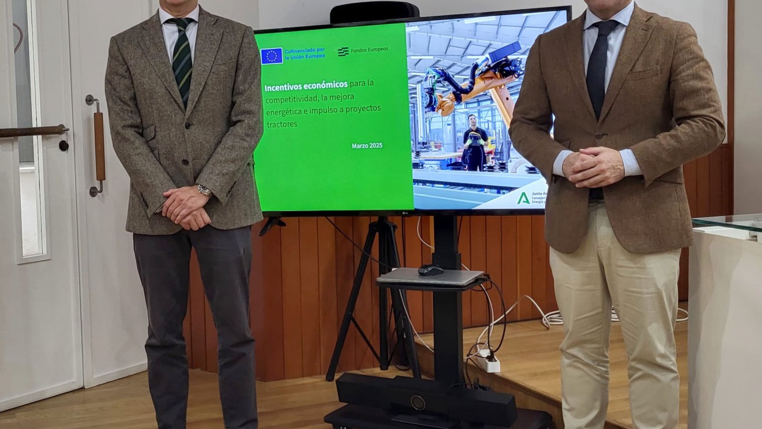 La Junta concederá 400 M€ en ayudas para la competitividad y mejora energética de la industria