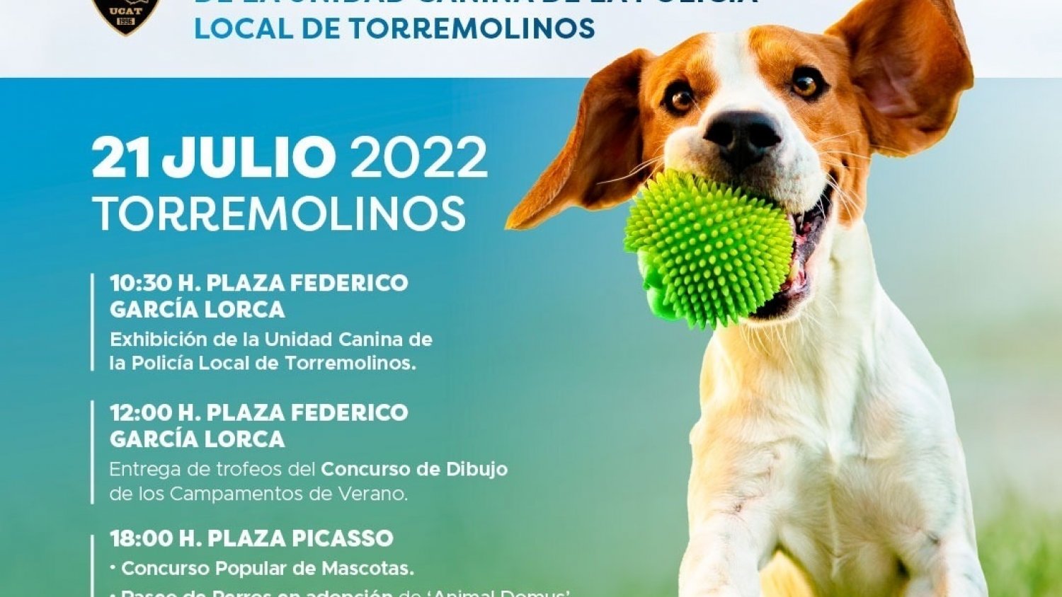 Torremolinos celebra el `Día Mundial del Perro´ el 21 de julio con diferentes actividades