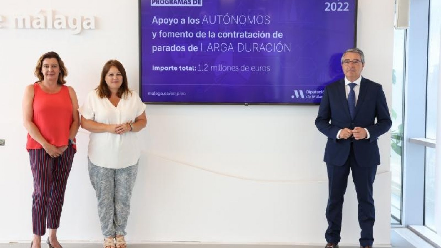 Diputación destina 1,2 millones de euros para apoyar a los autónomos y fomentar la contratación de parados