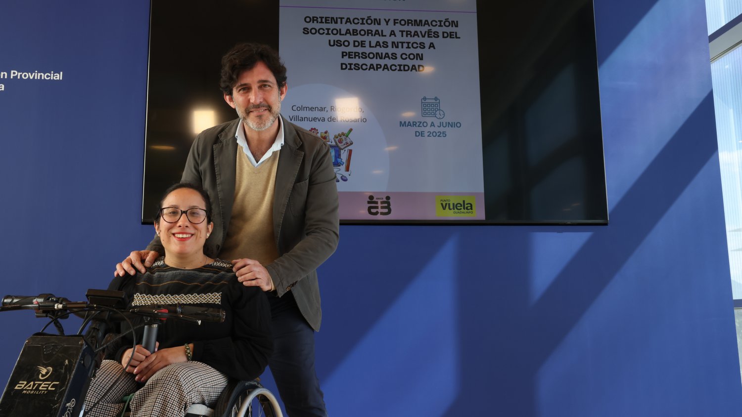 La Diputación impulsa un proyecto de la Asociación Malagueña de Espina Bífida para la orientación laboral de personas con discapacidad
