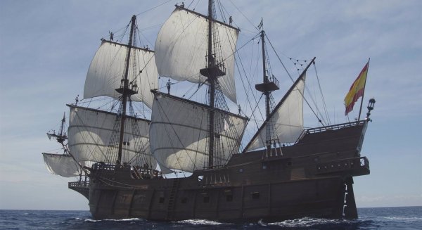 El galeón Andalucía se podrá visitar en Muelle Uno entre el 9 y el 20 de abril