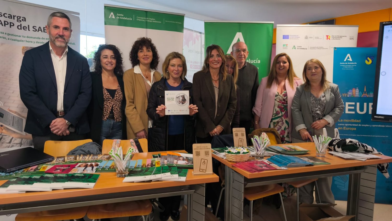La delegada de Empleo inaugura la I Feria de Formación y Oportunidades Laborales de Mijas 