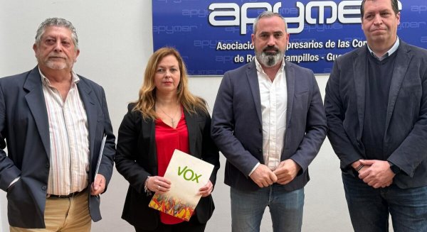 Vox pide ayudas directas para los afectados por el corte de la A-397 tras reunirse con los empresarios de Ronda