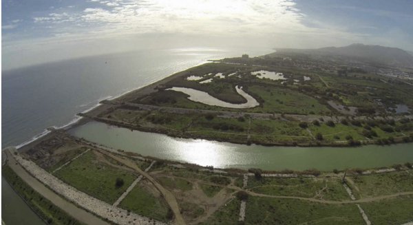 Se construirán dos depósitos en el del tramo final del Guadalmedina para aprovechar las aguas subterráneas para el riego de zonas verdes