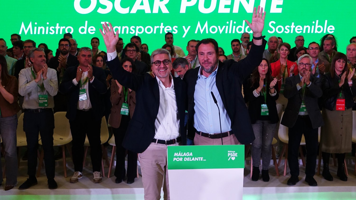 Josele Aguilar: 'Aquí está el PSOE de Málaga, todos a una, dispuesto a ganar a esta derecha que está maltratando la provincia de Málaga'
