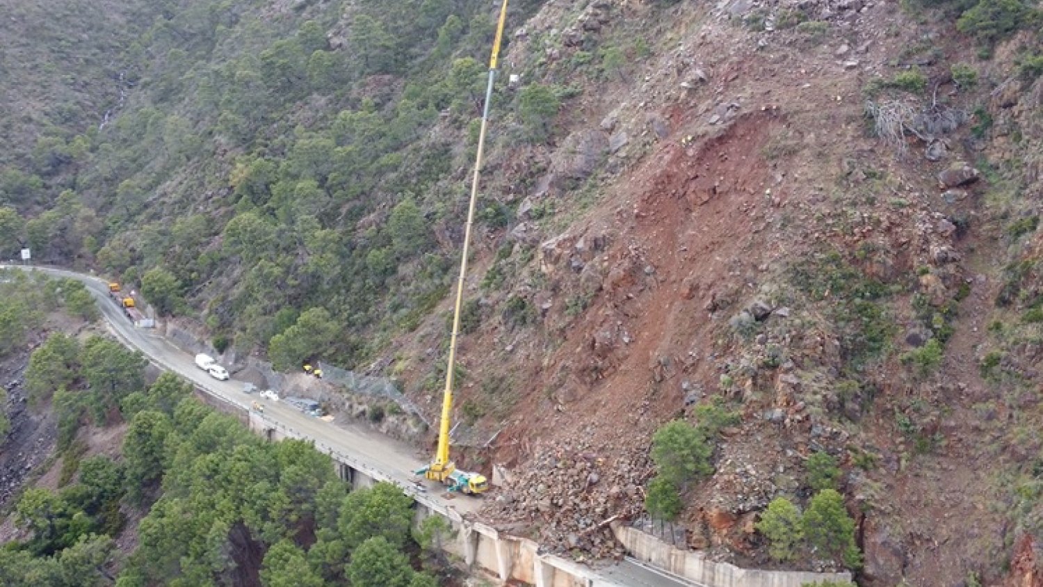 La Junta acelera la reparación de la carretera entre Ronda y San Pedro con trabajos de lunes a domingo