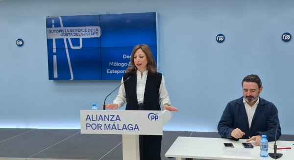 Patricia Navarro (PP) critica la falta de inversión del Gobierno en movilidad en Málaga