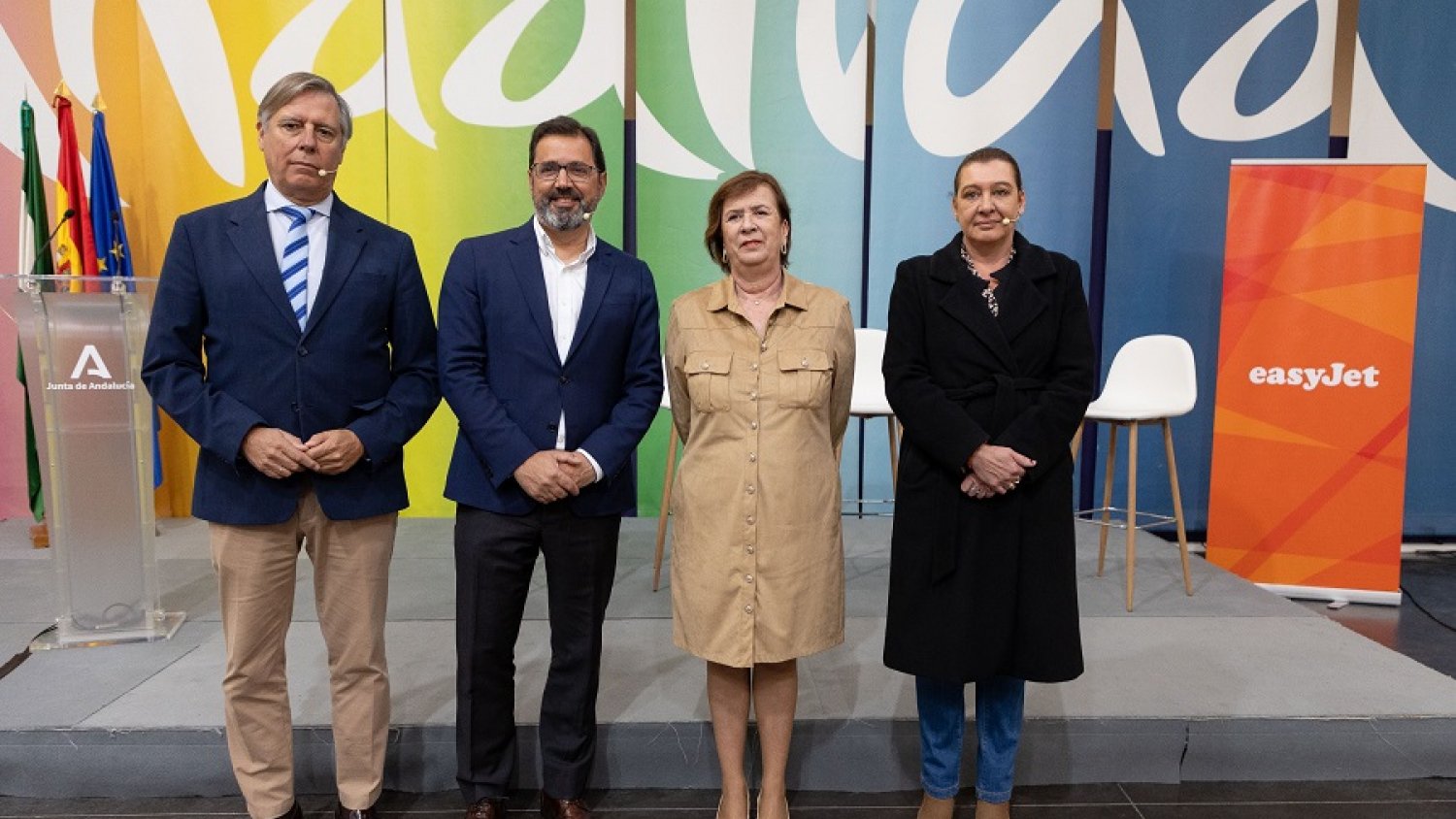 Turismo Costa del Sol expone las fortalezas del destino en el acto de reapertura de la base de easyJet en Málaga