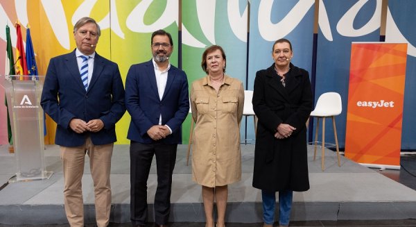 Turismo Costa del Sol expone las fortalezas del destino en el acto de reapertura de la base de easyJet en Málaga