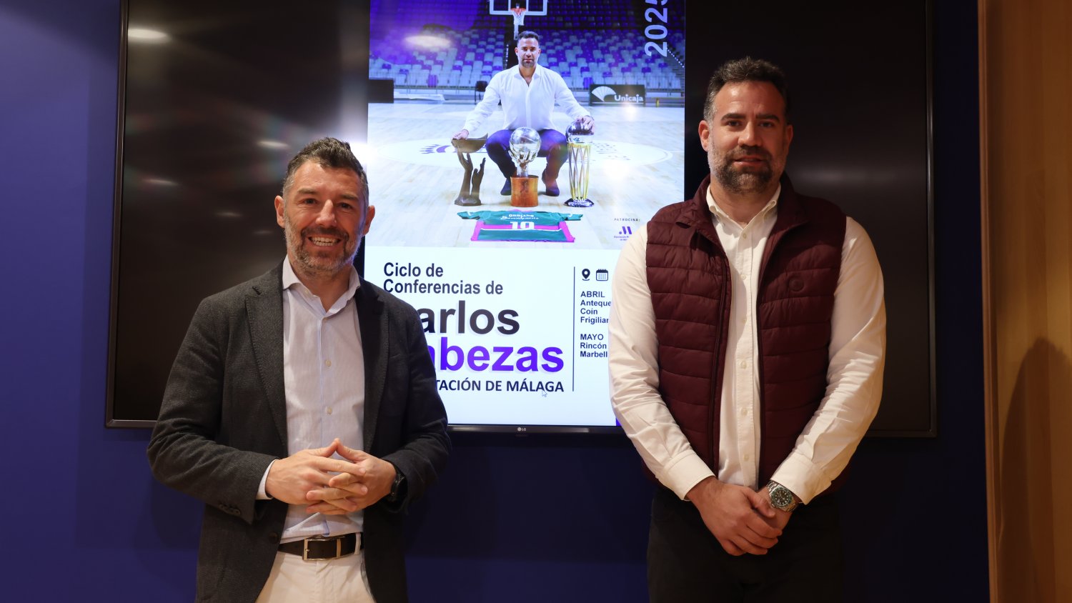 Un millar de jóvenes deportistas malagueños asistirán a las conferencias sobre baloncesto y valores del deporte que ofrecerá Carlos Cabezas 