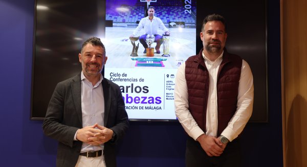 Un millar de jóvenes deportistas malagueños asistirán a las conferencias sobre baloncesto y valores del deporte que ofrecerá Carlos Cabezas 