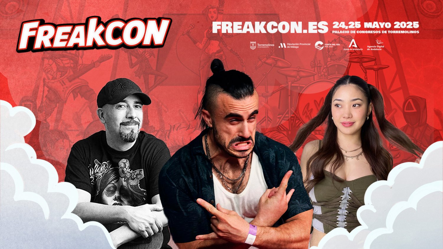 Míster Jägger, Tami Tamako, La Placita Amarilla y Nikotxan primeras novedades confirmadas para FreakCon 2025