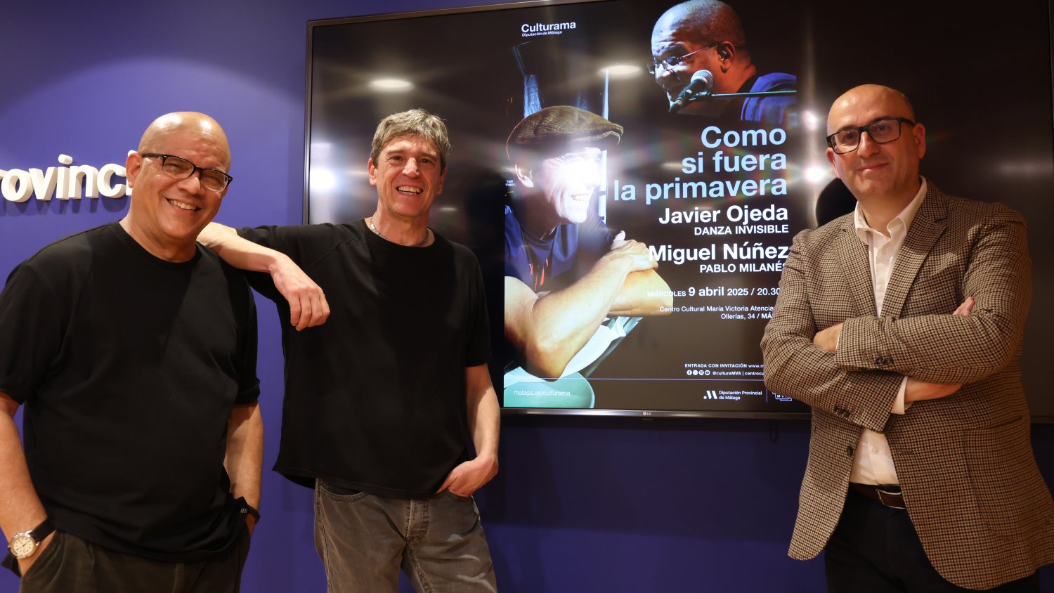 Javier Ojeda y Miguel Núñez ofrecerán tres conciertos creados en exclusiva para la Diputación en los que rendirán homenaje a Pablo Milanés
