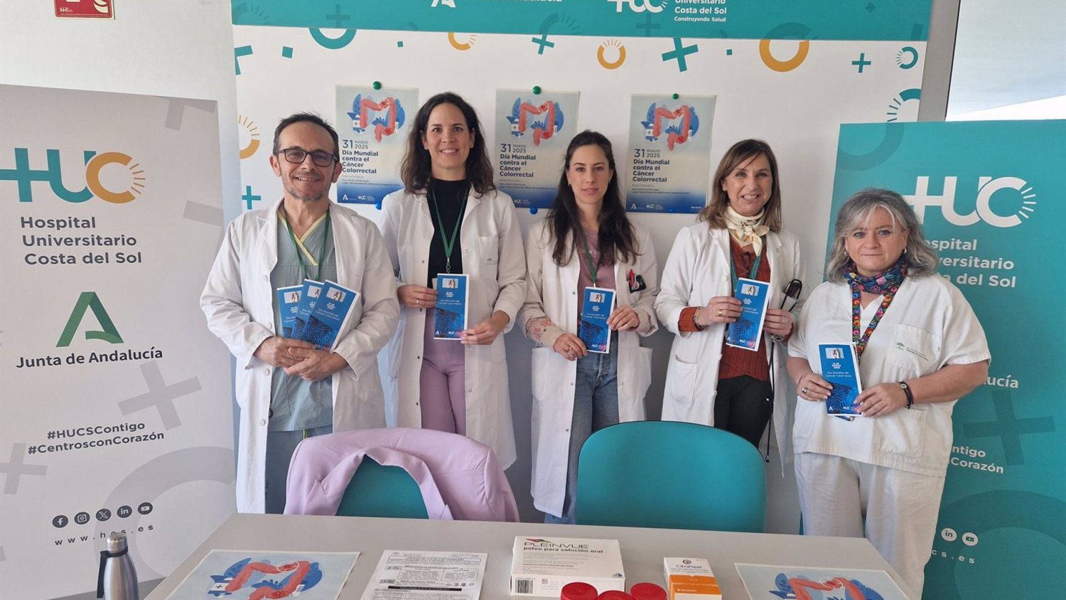 El servicio de Digestivo del Hospital Costa del Sol promueve la detección temprana del cáncer colorrectal