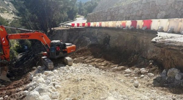 Diputación inicia el arreglo de 25 carreteras afectadas por los temporales con una inversión de 2,3 millones