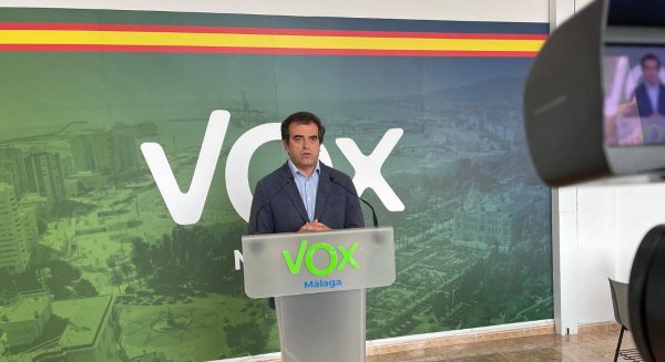 Vox responde al PSOE de Málaga: «El pacto de la vergüenza es el que tienen con los separatistas para enriquecerles con el dinero de los malagueños»