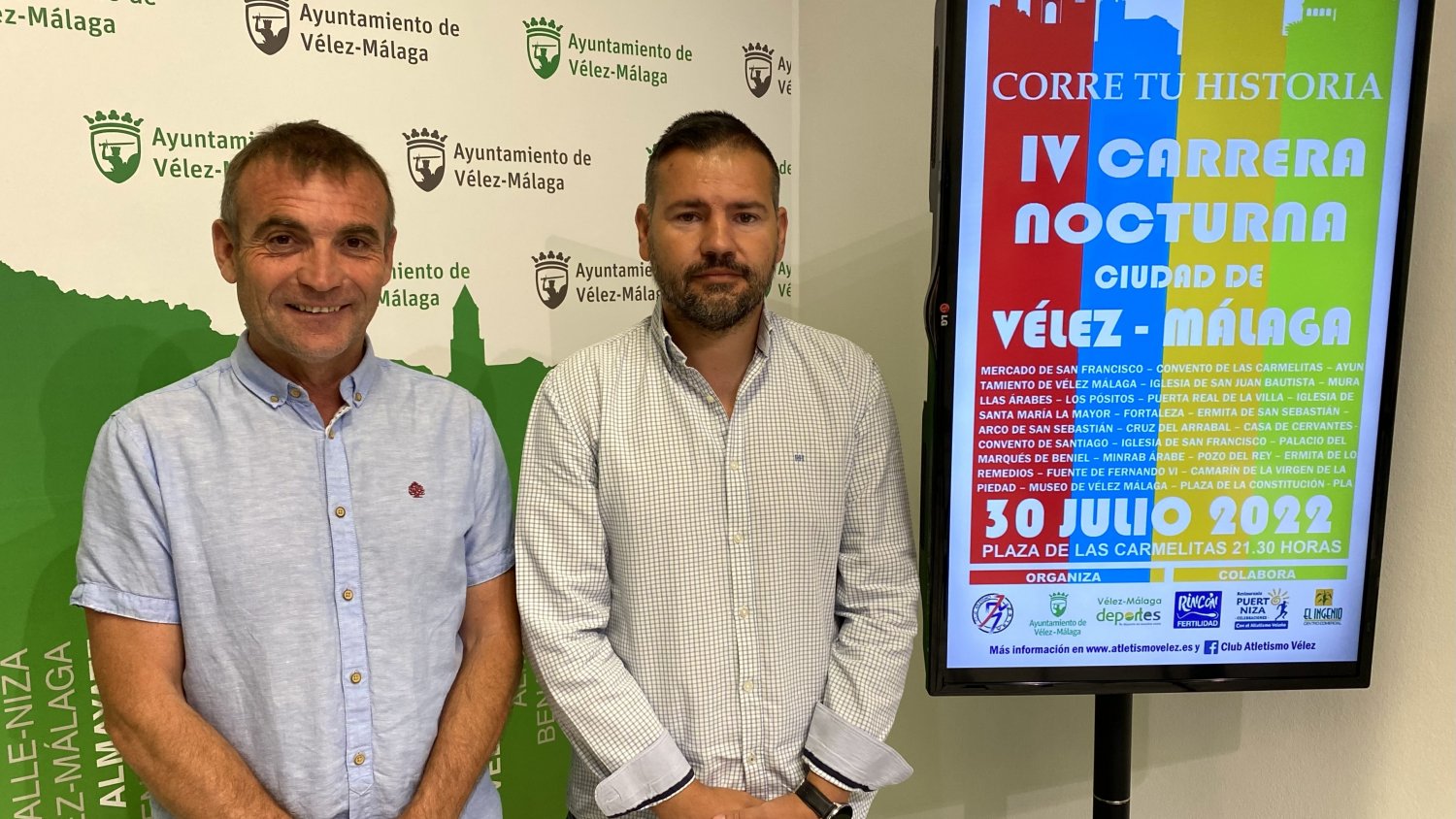 Vélez-Málaga celebra una nueva edición de la carrera nocturna donde se une el deporte y la cultura