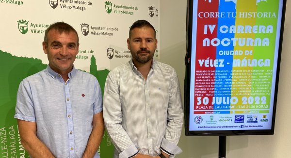Vélez-Málaga celebra una nueva edición de la carrera nocturna donde se une el deporte y la cultura