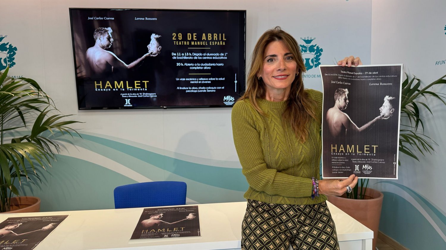 El área de Familia e Igualdad de Oportunidades conciencia sobre la importancia de la salud mental a través del teatro