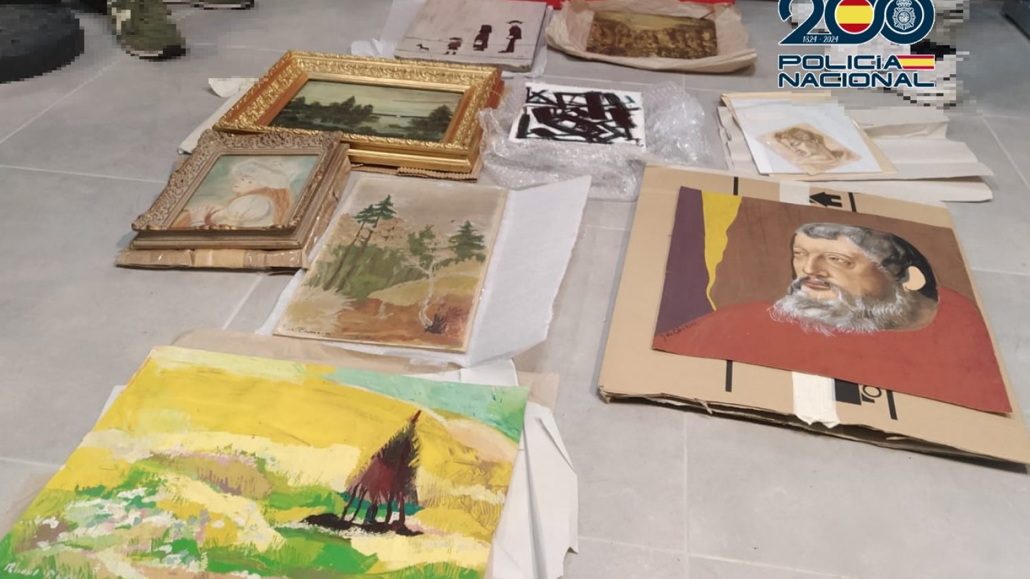 Recuperadas en Málaga obras de arte falsificadas valoradas en millones de euros