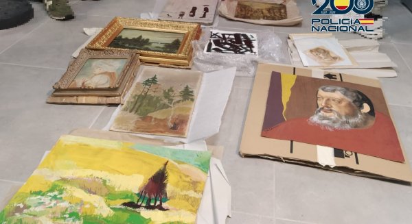Recuperadas en Málaga obras de arte falsificadas valoradas en millones de euros