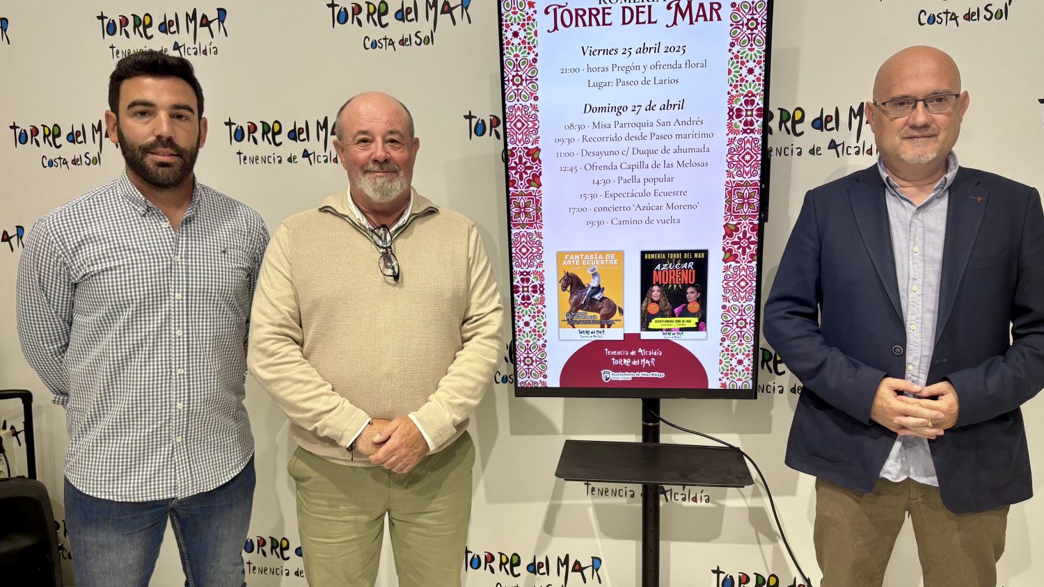 Torre del Mar presenta las actividades para su Romería 2025 con la actuación estelar de Azúcar Moreno