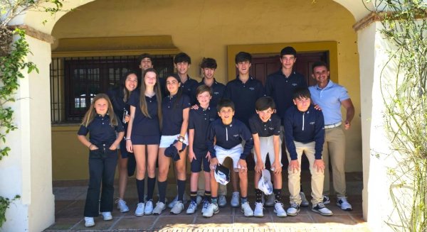 El equipo infantil Real Club Guadalhorce de Golf, cantera de campeones