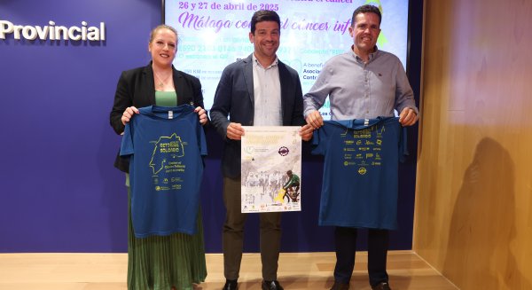 La Diputación de Málaga colabora con la AECC en el III Reto contra el Cáncer para recaudar fondos para la investigación del cáncer infantil