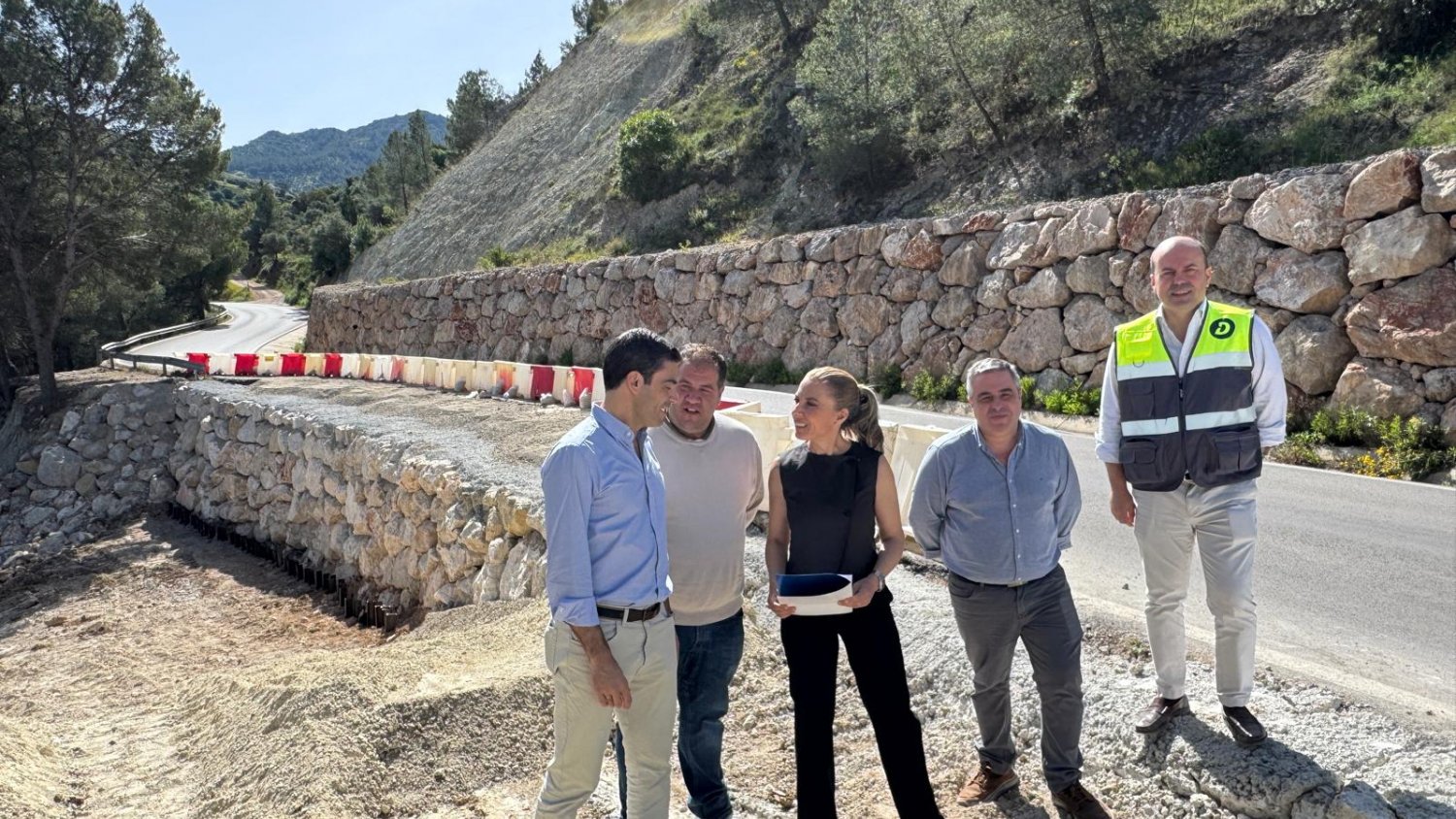 La Diputación invierte 350.000 euros en reparaciones urgentes en la carretera de acceso al Caminito del Rey desde Ardales