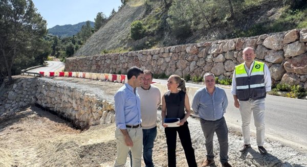 La Diputación invierte 350.000 euros en reparaciones urgentes en la carretera de acceso al Caminito del Rey desde Ardales