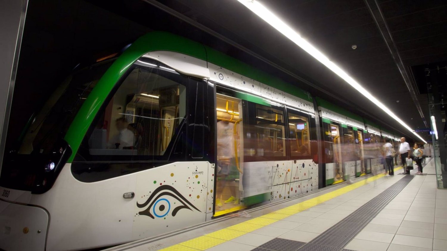 Se reestablece el servicio del Metro de Málaga pero permanece suspendido el Cercanías