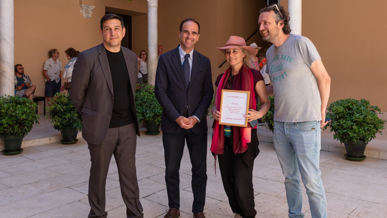 El Museo Picasso Málaga recibió ayer a su visitante diez millones
