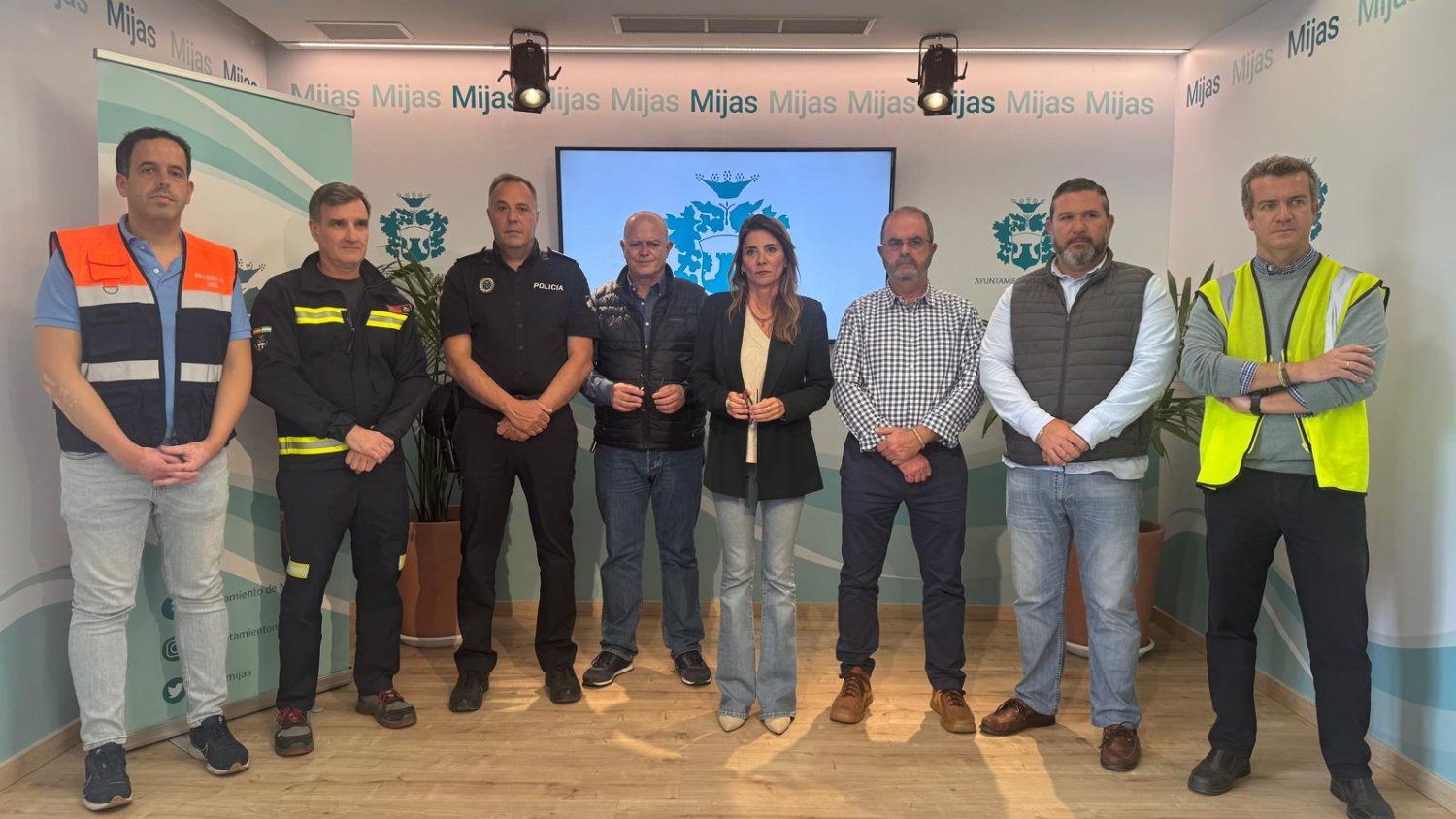 La alcaldesa de Mijas agradece la labor de los cuerpos de seguridad durante el apagón que afectó a toda España