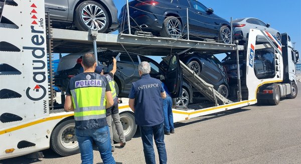 Recuperados más de 1.000 vehículos sustraídos y 230 personas detenidas en una operación a escala mundial
