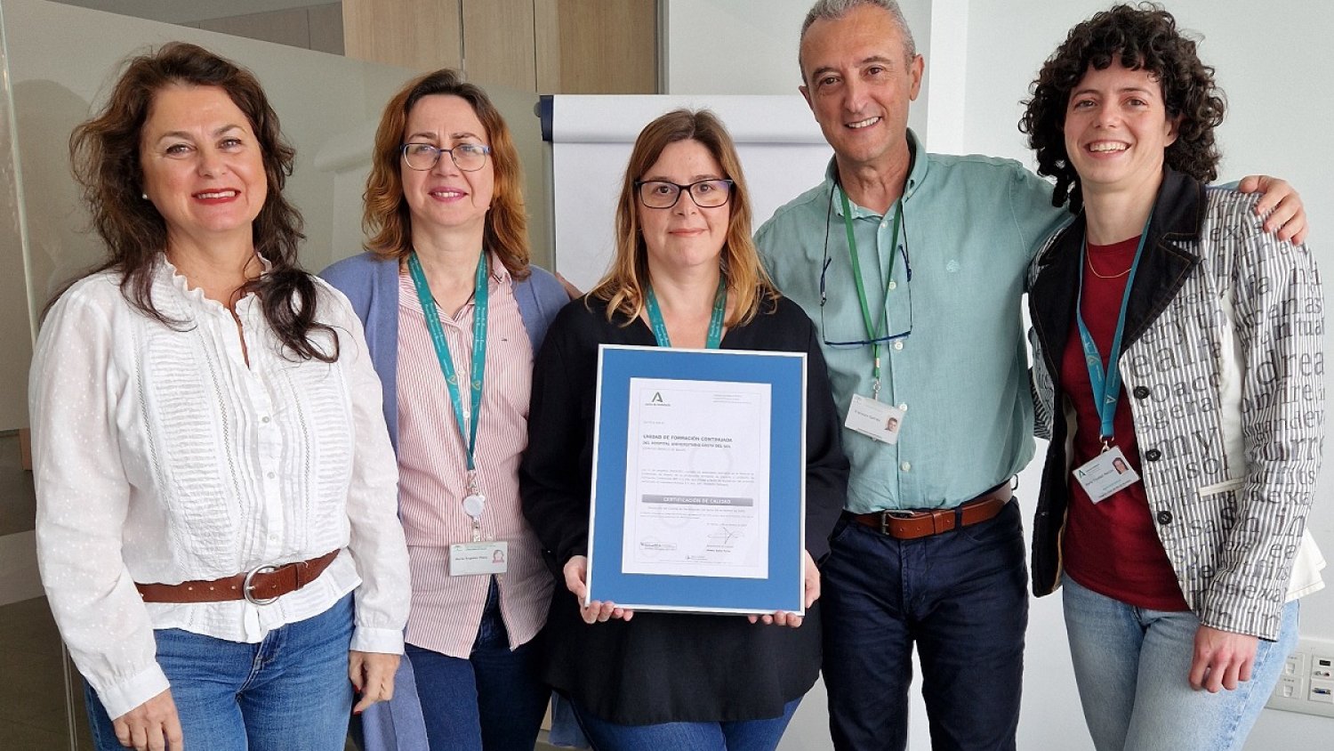 La unidad de Formación Continuada del Hospital Universitario Costa del Sol consigue la certificación de la ACSA tras su integración al SAS