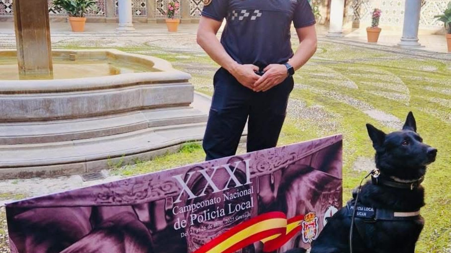 La Unidad Canina de la Policía Local de Rincón de la Victoria, subcampeona del IV Campeonato Nacional de Guías Caninos de Policía Local Alcazaba