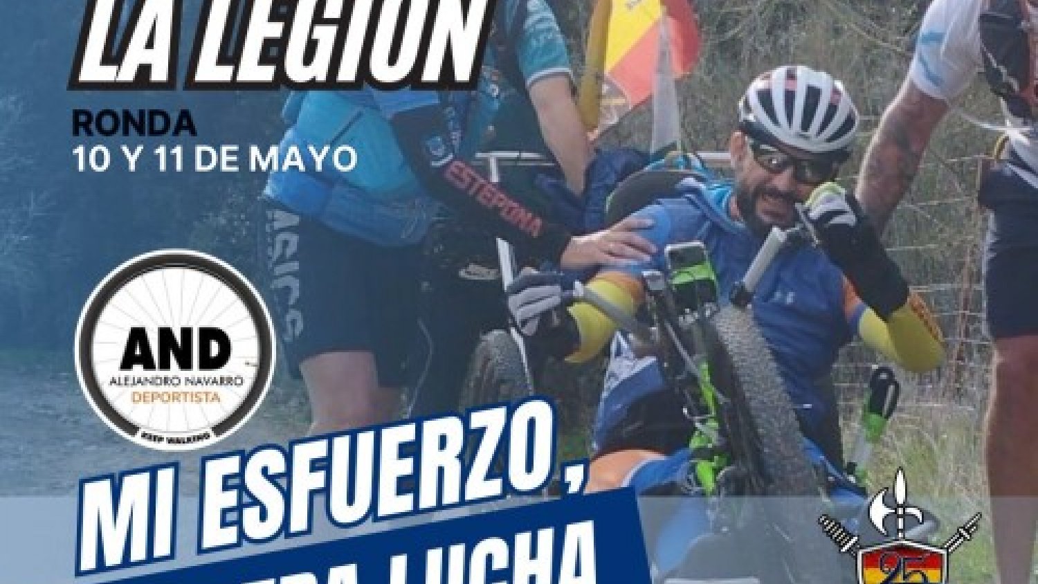 Alejandro Navarro será la primera persona con un 92% de discapacidad en participar en los 101 KM de Ronda