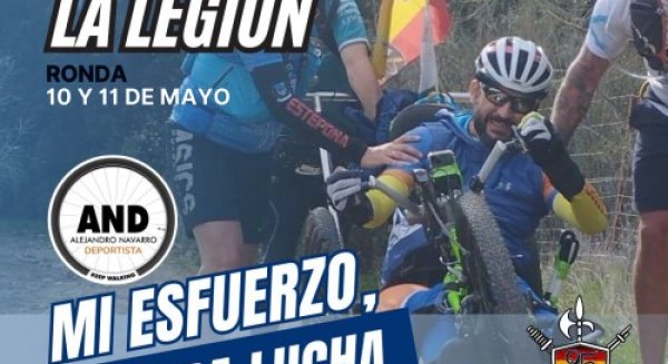 Alejandro Navarro será la primera persona con un 92% de discapacidad en participar en los 101 KM de Ronda