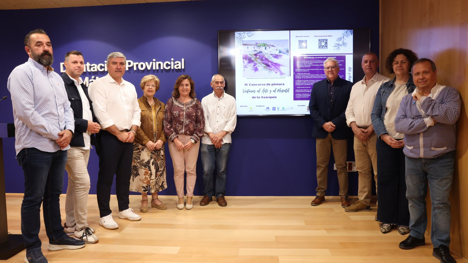 Almáchar vuelve a celebrar su concurso de pintura 'Ventanas al Arte y al Moscatel de la Axarquía' con el apoyo de Sabor a Málaga