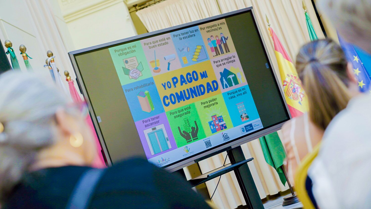 Palma – Palmilla presenta una campaña para concienciar sobre los beneficios que tienen en los barrios la colaboración vecinal y el pago de la comunidad