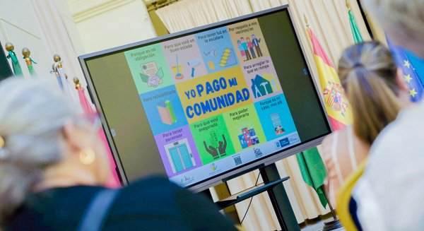 Palma – Palmilla presenta una campaña para concienciar sobre los beneficios que tienen en los barrios la colaboración vecinal y el pago de la comunidad