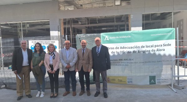  El Gobierno financia con casi 500.000 euros las obras de la nueva sede del SEPE y el SAE en Álora
