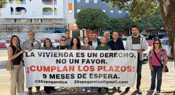 El PSOE exige a De la Torre que acabe urgentemente las 35 VPO de Garnica   
