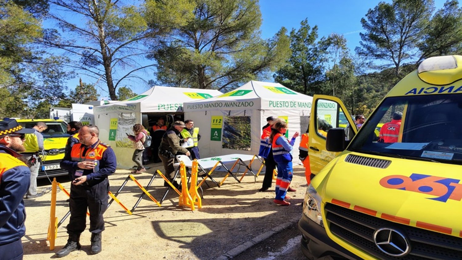 Más de un centenar de efectivos participa mañana en un simulacro de incendio forestal en Casares 