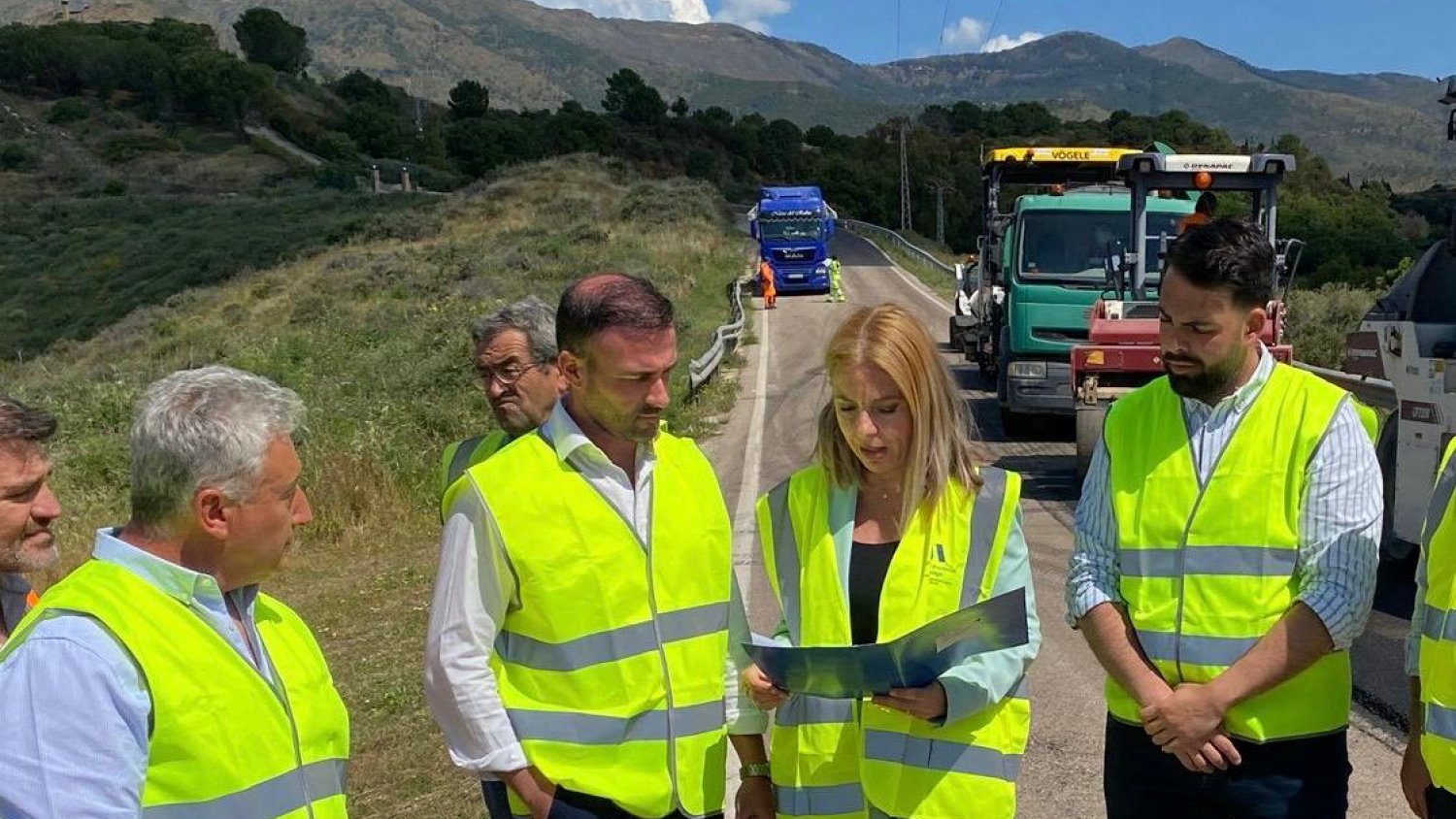 La Diputación mejora la carretera de acceso de la costa al Valle del Genal con una inversión de 543.000 euros